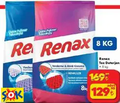RENAX TOZ DETERJAN 8 KG